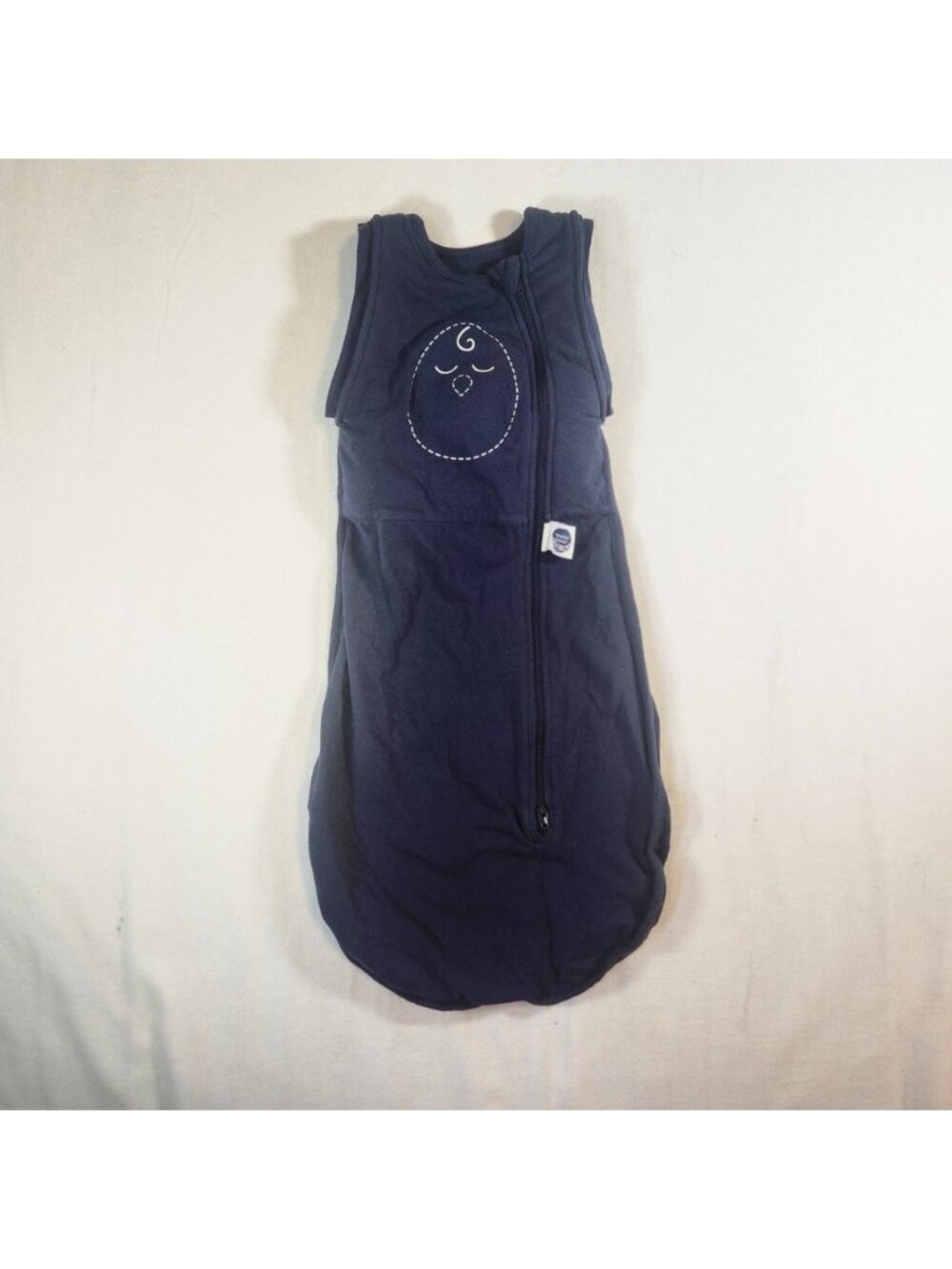 Nested Bean Zen One Swaddle Navy Blue Weighted Transition Sleep Sack Size Small